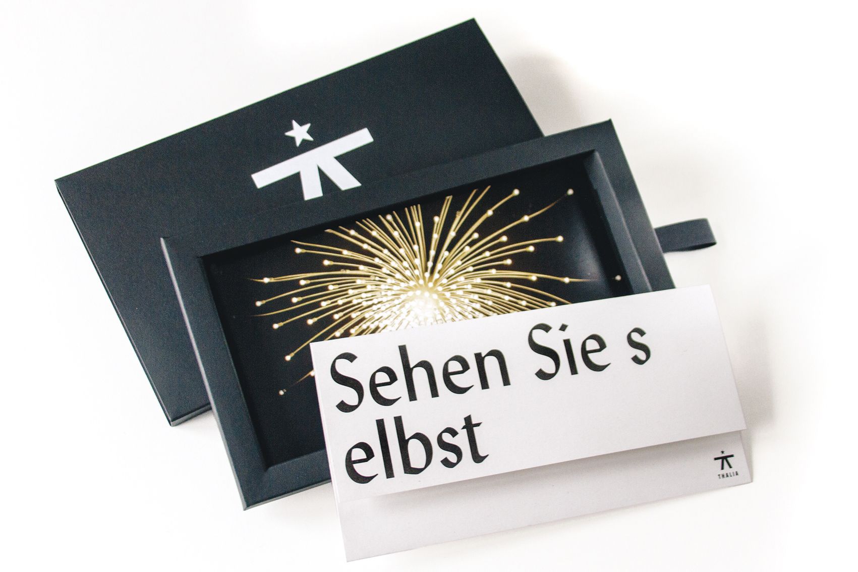 GeschenkBox (22 x 11x 1,5 cm Innenmaß) f. Gutscheine/Tickets