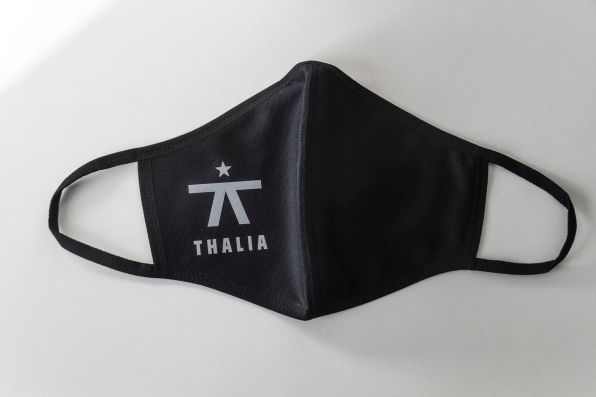 Maske mit Thalia Logo (Größe S/schwarz)