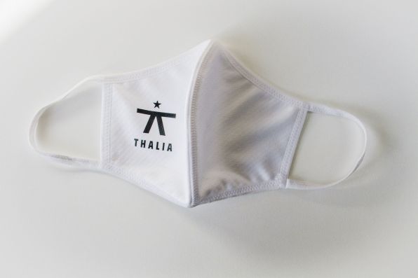 Maske mit Thalia Logo (Größe S/ weiß)